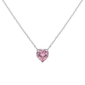 Love Necklace (LIGHT PINK - Platinum Plated) NEW SEALED!!!
